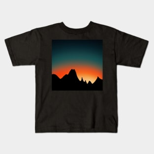 Mountains1 Kids T-Shirt